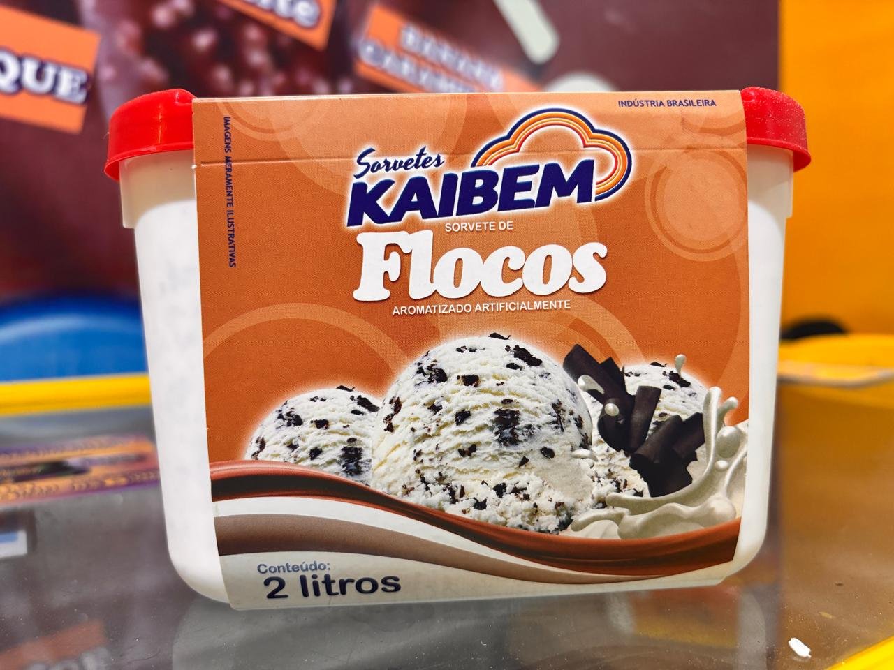 Pote de Sorvete 2L — Flocos