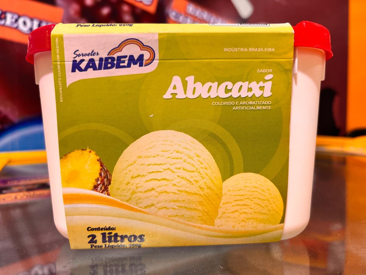 Pote de Sorvete 2L — Abacaxi