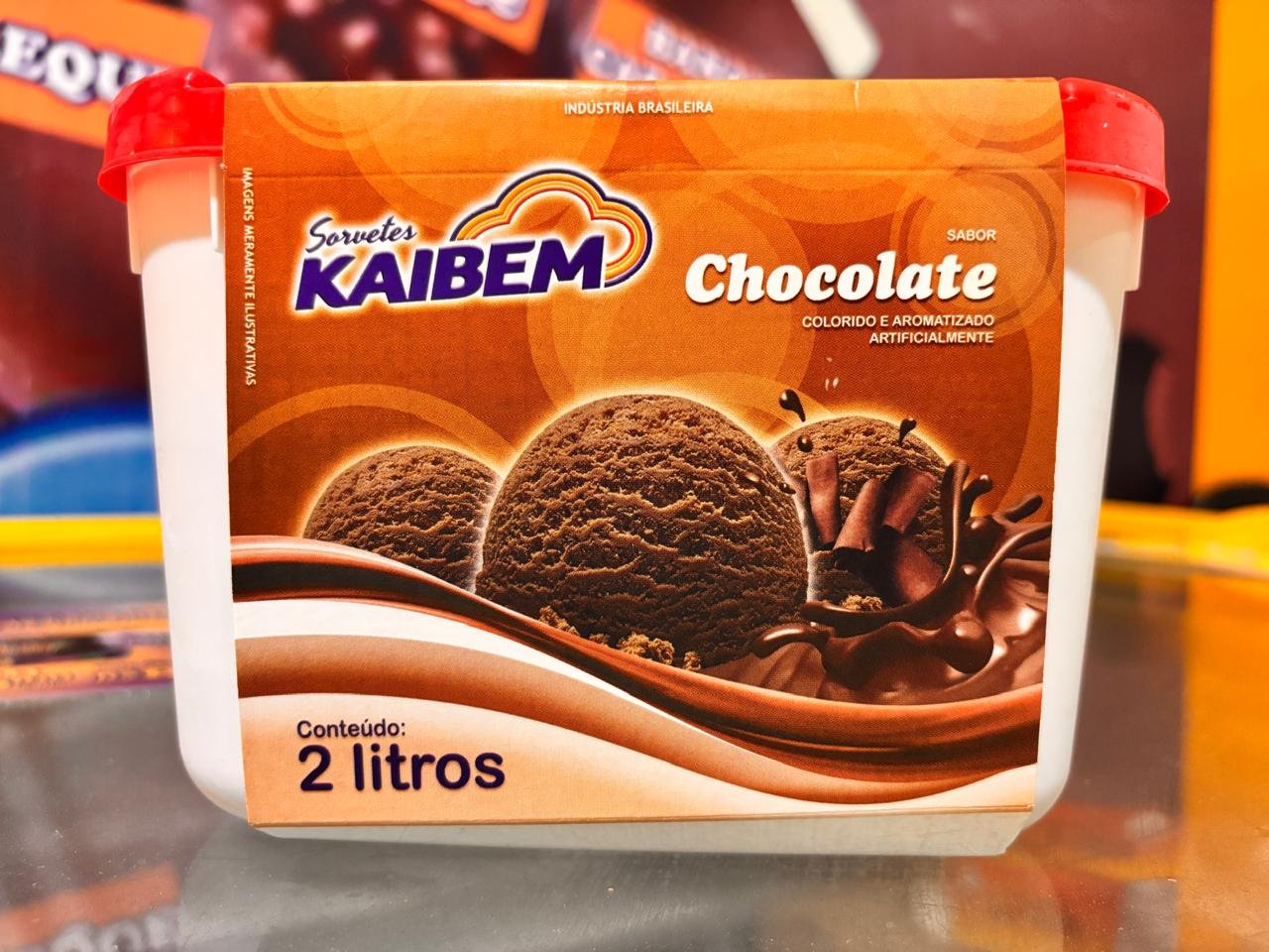 Pote de Sorvete 2L — Chocolate
